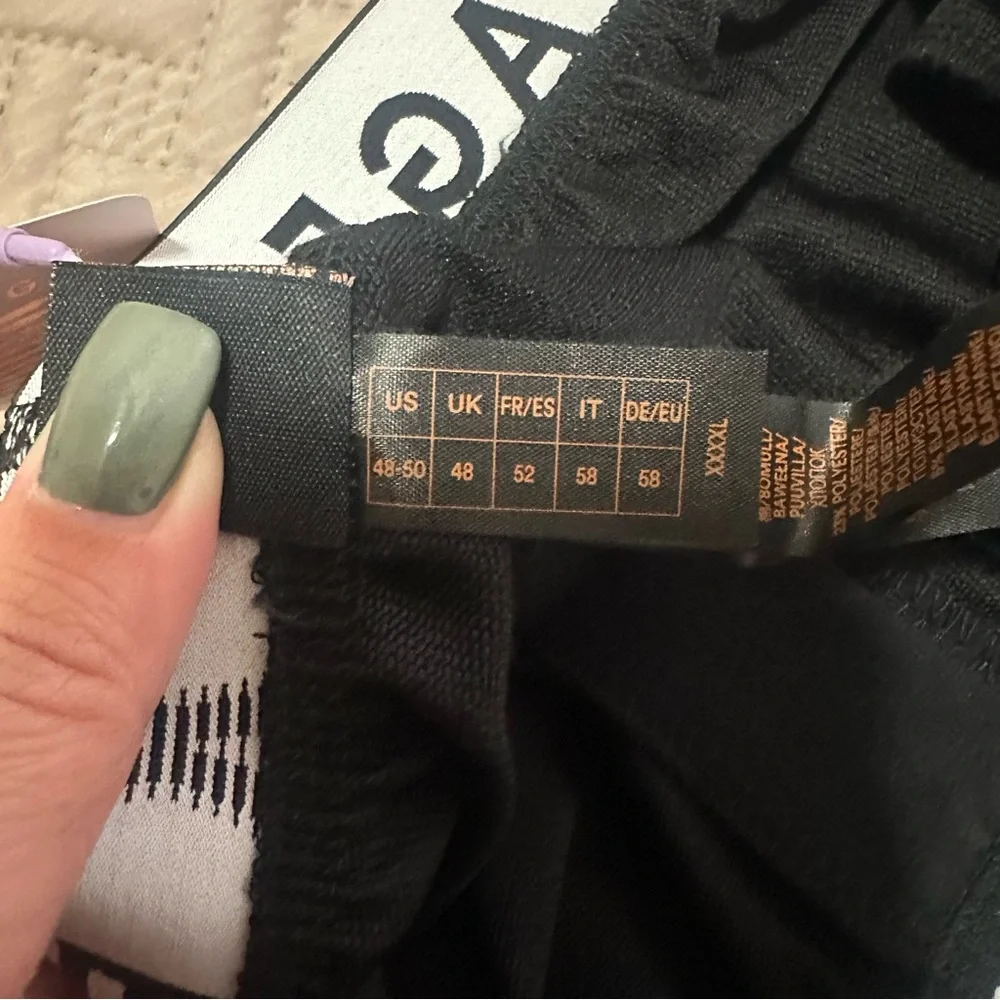 NWT Men’s‎ SAVAGE X FENTY FRENCH TERRY SLEEP PANT Black Loungewear Size XXXXL.